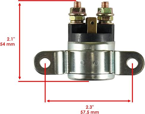 Caltric Starter Solenoid Relays Compatible with CanAm Renegade 1000 570 2012-2022/650 2023-2025/710001364 710007777 710000111 515176011 Qty 2 in Saudi Arabia