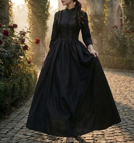 Victorian Dress Renaissance Gothic Vampire Dress Medieval Wedding Dresses Halloween Cosplay Costume in Saudi Arabia