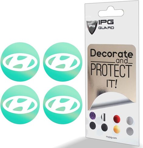 IPG Decal Made for Hyundai 2011-23 Sonata/Azera/Santa Fe (2.16" Decal - 2.31" Center Cap) Outside of Logo Outer Stickers (4 Units) (Pearl Pink) in Saudi Arabia