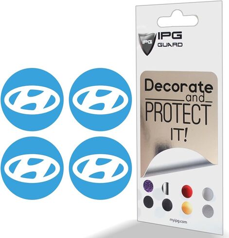 IPG Decal Made for Hyundai 2011-23 Sonata/Azera/Santa Fe (2.16" Decal - 2.31" Center Cap) Outside of Logo Outer Stickers (4 Units) (Pearl Pink) in Saudi Arabia