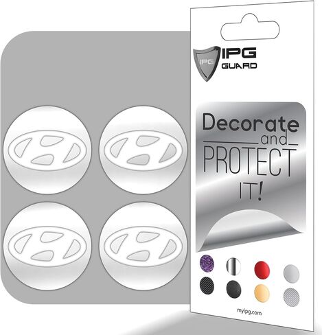IPG Decal Made for Hyundai 2011-23 Sonata/Azera/Santa Fe (2.16" Decal - 2.31" Center Cap) Outside of Logo Outer Stickers (4 Units) (Pearl Pink) in Saudi Arabia