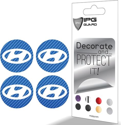 IPG Decal Made for Hyundai 2011-23 Sonata/Azera/Santa Fe (2.16" Decal - 2.31" Center Cap) Outside of Logo Outer Stickers (4 Units) (Pearl Pink) in Saudi Arabia