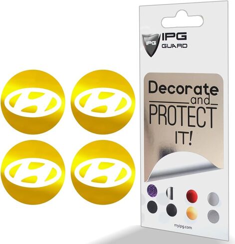 IPG Decal Made for Hyundai 2011-23 Sonata/Azera/Santa Fe (2.16" Decal - 2.31" Center Cap) Outside of Logo Outer Stickers (4 Units) (Pearl Pink) in Saudi Arabia