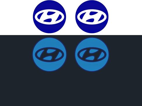 IPG Decal Made for Hyundai 2011-23 Sonata/Azera/Santa Fe (2.16" Decal - 2.31" Center Cap) Outside of Logo Outer Stickers (4 Units) (Pearl Pink) in Saudi Arabia