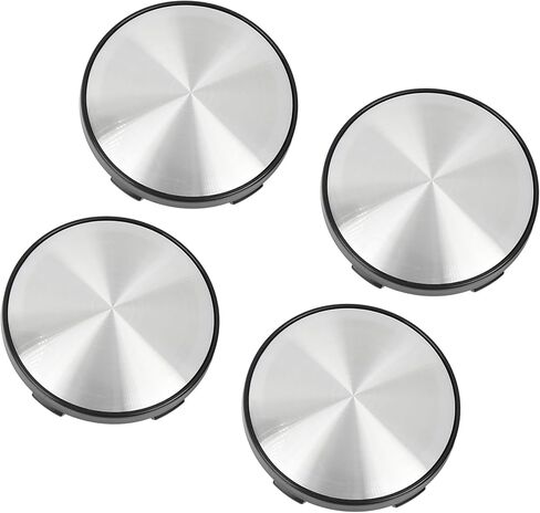 Motoforti Universal Wheel Center Caps Hub Covers, 60mm Dia, Plastic, Black, 4 Pcs in Saudi Arabia