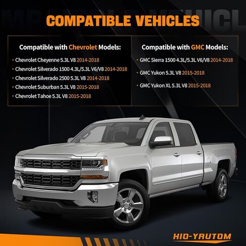 12668390 حاقن الوقود 8 قطع 6 فتحات متوافق مع شيفروليه سيلفرادو 1500 2500 سوبربان تاهو شايان جي إم سي سييرا 1500 يوكون 5.3 لتر V8 2014-2018 بديل لـ FJ1217 12668390 12672368 in Kuwait