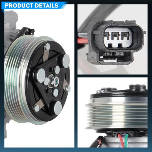 TadaMark A/C Air Conditioner Compressor With Clutch Fit for Honda Civic 1.8L 1.8 2012-2015(Not fit for 2012-2015 Civic si 2.4L), for Acura ILX 2.0L 2.0 2013-2015(Not fit for Acura ILX 1.5L 2.4L) in Saudi Arabia