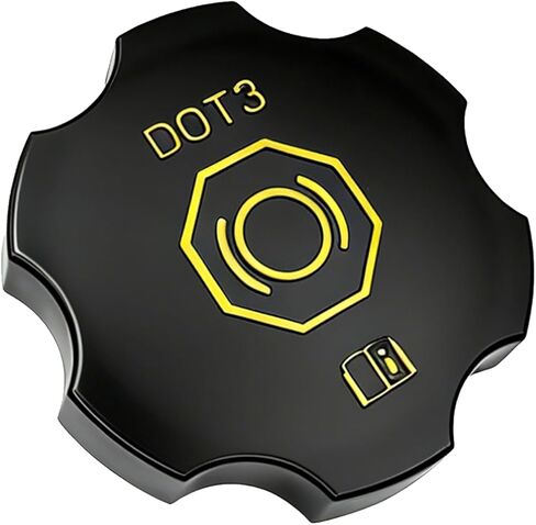 Dot 3 Brake Fluid Cap Replacement, 20760280 Brake Master Cylinder Reservoir Cap for Cadillac Escalade ESV Chevy Suburban Tahoe Silverado Volt GMC Yukon Sierra Acadia Canyon Buick Enclave Lucerne in Kuwait