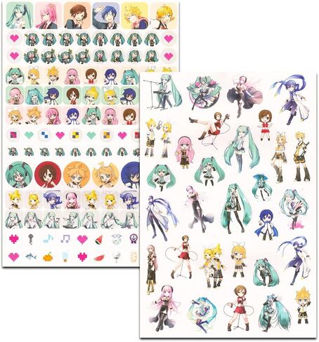 Hatsune Miku Blind Bag Keychains - Bundle with 3 Blind Bag Mini Figures Mystery Keychains Plus Stickers, More | Hatsune Miku Figure Key Rings Set in Saudi Arabia