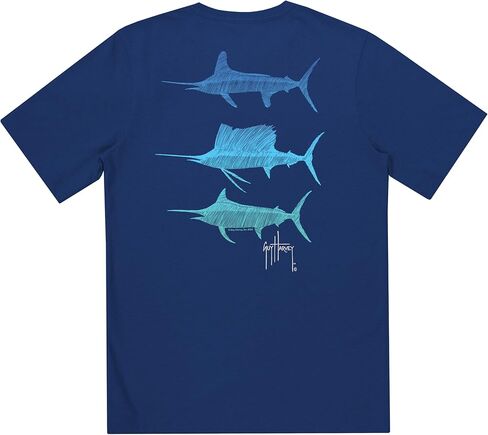 Guy Harvey Boy’s HarborLite Short Sleeve Graphic T-Shirt in Saudi Arabia