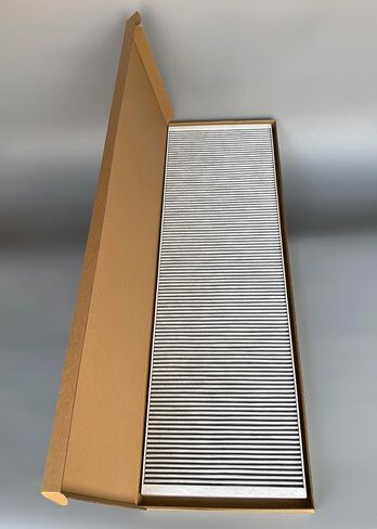 Air Filter for Model X Hepa Air Filter (2016 2017 2018 2019 2020 2021), Frunk Air Intake Filter, Replaces 1045566-00-H,1045566-00-G, 104556600H Cabin Air Filter with Activated Charcoal in Kuwait