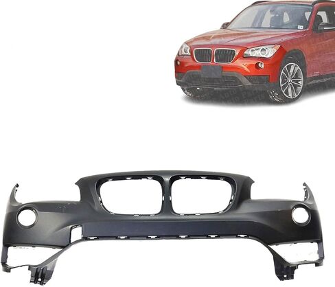 Front Bumper Cover Compatible with BMW X1 2013-2015 | DIRECT REPLACEMENT | Primed | Plastic | 51117345031 | BM1000322 in Saudi Arabia