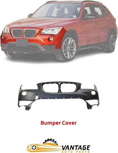 Front Bumper Cover Compatible with BMW X1 2013-2015 | DIRECT REPLACEMENT | Primed | Plastic | 51117345031 | BM1000322 in Saudi Arabia
