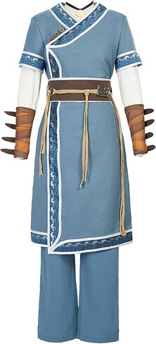 Cosplay.fm Women Costume Master Cosplay Top and Pants with Necklace and Belt in Saudi Arabia