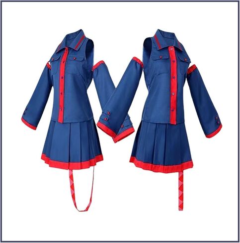 Ladies' Blue Uniform, Blue Dress, Halloween Costume Set in Saudi Arabia