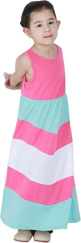 GORIFE Floral Matching Mommy and Me Dresses Beach Matching Casual Printed Stylish Clothing Outfits with Plus Size in Saudi Arabia