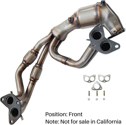 [أمامي] محول حفاز مشعب عادم FortunaFlow متوافق مع Subaru Forester 2006-2010، Impreza 2006-2011، Legacy/Outback 2006-2012، Saab 9-2X 2006 2.5L (معيار التدفق العالي المتوافق مع وكالة حماية البيئة) in Saudi Arabia