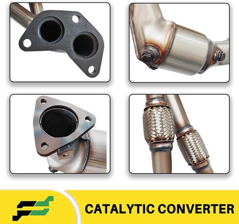 [أمامي] محول حفاز مشعب عادم FortunaFlow متوافق مع Subaru Forester 2006-2010، Impreza 2006-2011، Legacy/Outback 2006-2012، Saab 9-2X 2006 2.5L (معيار التدفق العالي المتوافق مع وكالة حماية البيئة) in Saudi Arabia