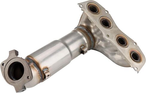 طقم المحول الحفاز الأمامي من الفولاذ المقاوم للصدأ Torchbeam مناسب لسيارة Toyota 2007-2009 Camry 2.4L OE# 41053، 641304، 16534، 2505128300، 641518، 40587، 641510، 51347، 751120 (متوافق مع وكالة حماية البيئة) in Saudi Arabia