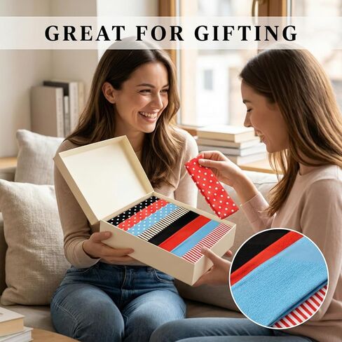 8 Pack Polka Dot Headbands for Women's Hair, Non Slip Wide Stretchy Hair Bands, Vintage Striped Elastic Head Bands for Yoga Workout Fashion Accessories (8 Styles) in Kuwait