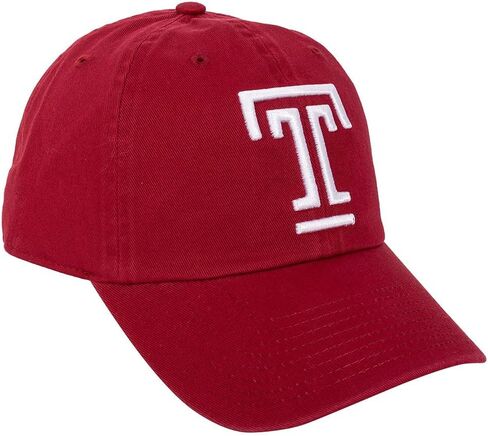 Desert Cactus Temple University Baseball Hat TU Owls Brimmed Embroirderd Cap Adjustable Cloth Strap Adult (Style A) Red in Saudi Arabia
