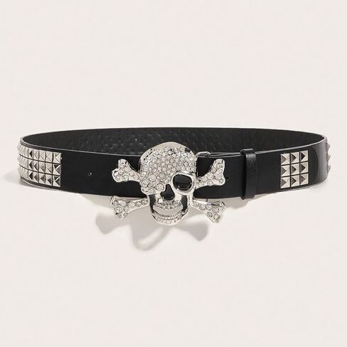 1 قطعة حزام كاجوال للرجال Y2K Punk Spike Star Buckle كاجوال، متعدد الاستخدامات للارتداء اليومي الصيف، المدرسة غير الرسمية، الأعمال in Saudi Arabia