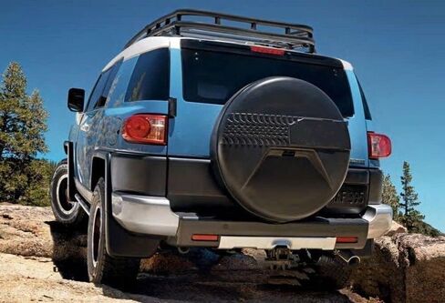 يناسب 2007-2022 Toyota FJ Cruiser غطاء الإطار الاحتياطي مجموعة الغلاف الصلب المجددة in Kuwait