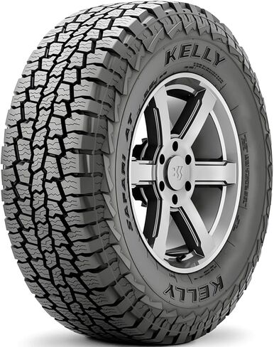 Kelly Safari A/T All-Terrain Off-Road Light Truck Radial Tire-35X12.50R20LT 35X12.50X20 35X12.50-20 125R Load Range F LRF 12-Ply BSL Black Serrated Letters in Kuwait
