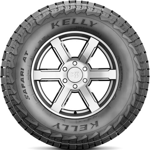 Kelly Safari A/T All-Terrain Off-Road Light Truck Radial Tire-35X12.50R20LT 35X12.50X20 35X12.50-20 125R Load Range F LRF 12-Ply BSL Black Serrated Letters in Kuwait