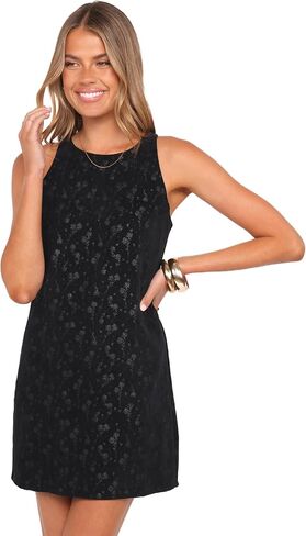 Petal & Pup Women's Farica-mini-Dress-Black-Floral in Saudi Arabia