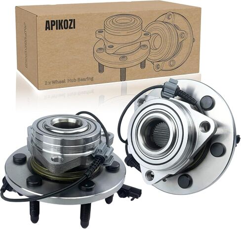 زوج محمل العجلة الأمامية ومجموعة المحور مناسب لسيارة Chevy Tahoe Silverado 1500 Avalanche Suburban، لكاديلاك إسكاليد، لسيارة GMC Yukon Sierra، 4WD، 2007-2014، 515096 in Kuwait