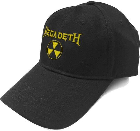 Megadeth Baseball Cap Hazard Band Logo Official Black Strapback Size One Size in Saudi Arabia