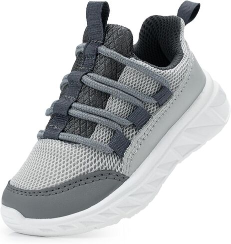 YESKIS Toddler Sneakers for Boys Girls Running Tennis Shoes Kids Lightweight Breathable Mesh Walking Sport Athletic Shoes in Kuwait