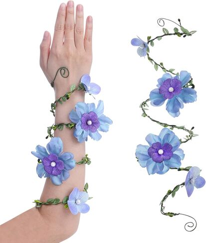 Renaissance Accessories Flower Fairy Arm Wrap Costume Ren Faire Accessories for Women in Saudi Arabia