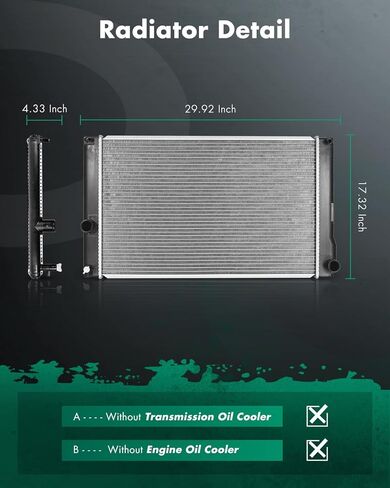 SCITOO Engine Cooling Radiator for Toyota Prius 2010 2011 2012 2013 2014 2015, Prius Plug-In 2012 2013 2014 2015 & for LX CT200h 2011-2016, 1.8L, Replace# 1640037240 in Saudi Arabia