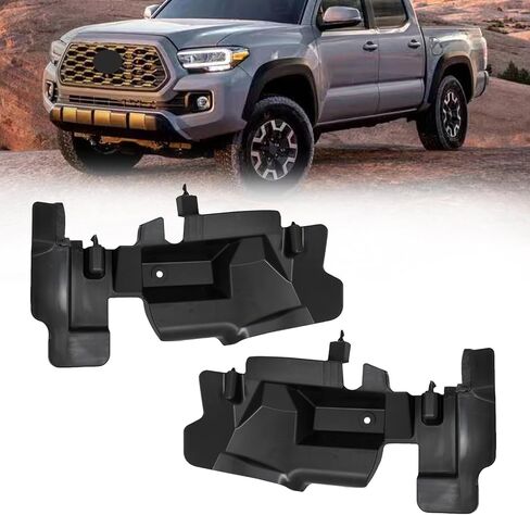 JX RACING Radiator Support Core Set Compatible with Toyota Tacoma 2016-2023 ABS Side Air Deflector Left & Right Side for 5329404010 TO1218146 5329304010 TO1218147 in Kuwait
