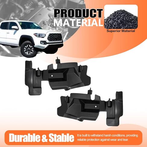 JX RACING Radiator Support Core Set Compatible with Toyota Tacoma 2016-2023 ABS Side Air Deflector Left & Right Side for 5329404010 TO1218146 5329304010 TO1218147 in Kuwait