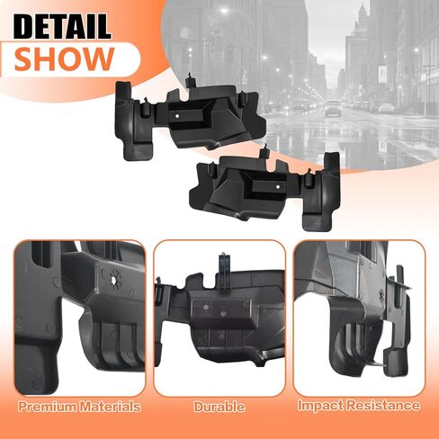 JX RACING Radiator Support Core Set Compatible with Toyota Tacoma 2016-2023 ABS Side Air Deflector Left & Right Side for 5329404010 TO1218146 5329304010 TO1218147 in Kuwait