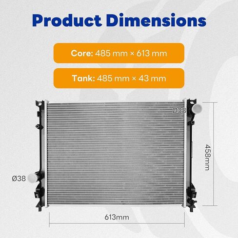 مشعاع كامل، متوافق مع 2009 2010 2011 2012 2013 2014 2015 2016 2017 2018 2019 2020 2021 2022 2023 كرايسلر 300 مناسب لدودج تشارجر تشالنجر 2.7 لتر/3.5 لتر/3.6 لتر/5.7 لتر/6.1 لتر/6.4 لتر in Kuwait