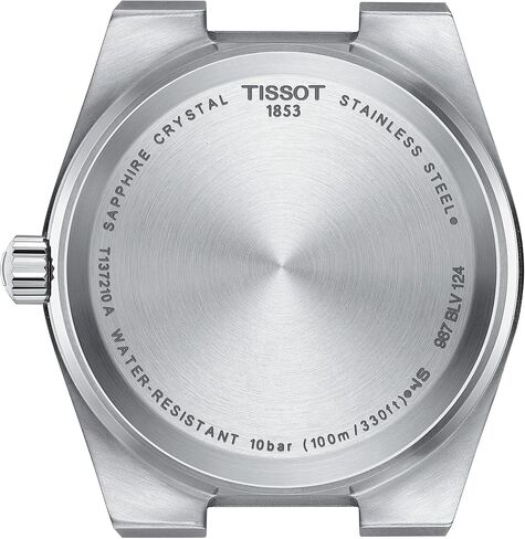 Tissot PRX 35mm, Swiss Quartz Watch for Women, Stainless Steel Case and Bracelet, Pink Dial, T1372101133100 in Saudi Arabia