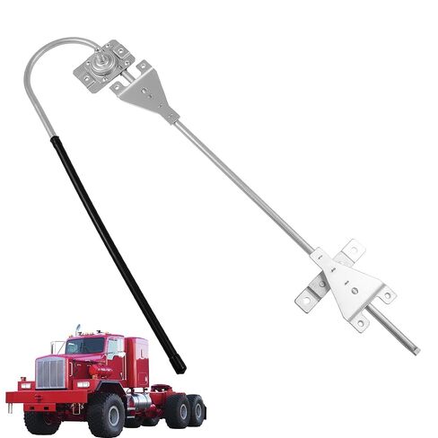منظم النافذة اليدوي لجانب السائق K092-407 متوافق مع 1997-2009 Kenworth C500 T300 T800 W900B W900L 1997-2003 Kenworth T600B يستبدل جانب السائق الأيسر الأمامي HLK2557 in Kuwait