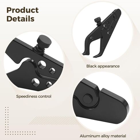 2 Sets Motorcycle Cruise Control, Aluminum Alloy Throttle Lock, Wrist Hand Grips, Universal for Electric Vehicles, Motorcycles, Black in Saudi Arabia