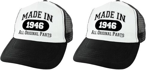 قبعة عيد الميلاد الثمانين مصنوعة في جميع الأجزاء الأصلية لعمر 80 عامًا قبعة سائق الشاحنة Snapback in Saudi Arabia