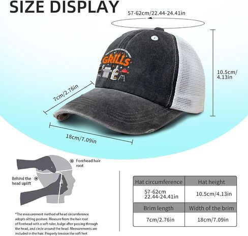 You Can't Have Too Many Grills hat Camping Cap for Women in Saudi Arabia