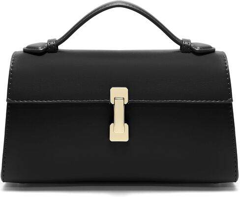 حقيبة كتف كلاسيكية للنساء - حقيبة مسائية بمقبض علوي من الجلد مع حزام قابل للتعديل in Kuwait