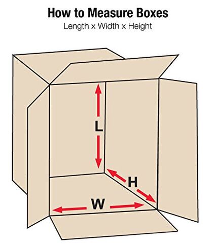Aviditi HD1812DW Heavy-Duty Double Wall Corrugated Cardboard Box 18" L x 12" W x 12" H, Kraft, for Shipping, Packing and Moving (Pack of 15) in Saudi Arabia
