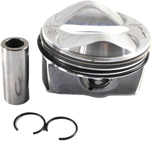 Pistons and Rings Set 06E107065CF for A6 A7 A8 2.8L FSI V6 Engines with BDX CCDA CCEA Engine Codes, 84.5mm Standard Bore Diameter, Includes Complete Set in Kuwait