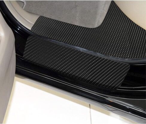 Bilisin 9PCS Car Door Sill Protector Compatible with Honda Accord 8th Gen 2008-2012,Carbon Fiber Leather Auto Trunk Door Sill Entry Guard Scratch Protector Accessories in Saudi Arabia