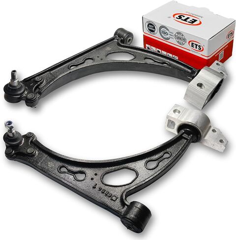 ETS 2Pc Front Left & Right Lower Control Arm & Ball Joint (Cast Iron) kit RK620140 RK620142 Fits Volkswagen Eos 2007-2014, Golf 2010-2014, GTI 2006-2013, Jetta 2006-2014, Audi A3/A3 Quattro 2006-2009 in Saudi Arabia