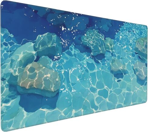 لوحة ماوس ألعاب ممتدة، تصميم ساموراي، 35.4 × 15.7 بوصة، قاعدة مطاطية مضادة للانزلاق، سطح أملس، أحمر أسود بيج in Saudi Arabia